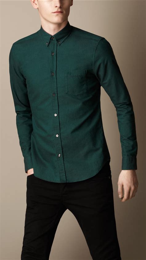 burberry green shirt men|burberry shirts for men price.